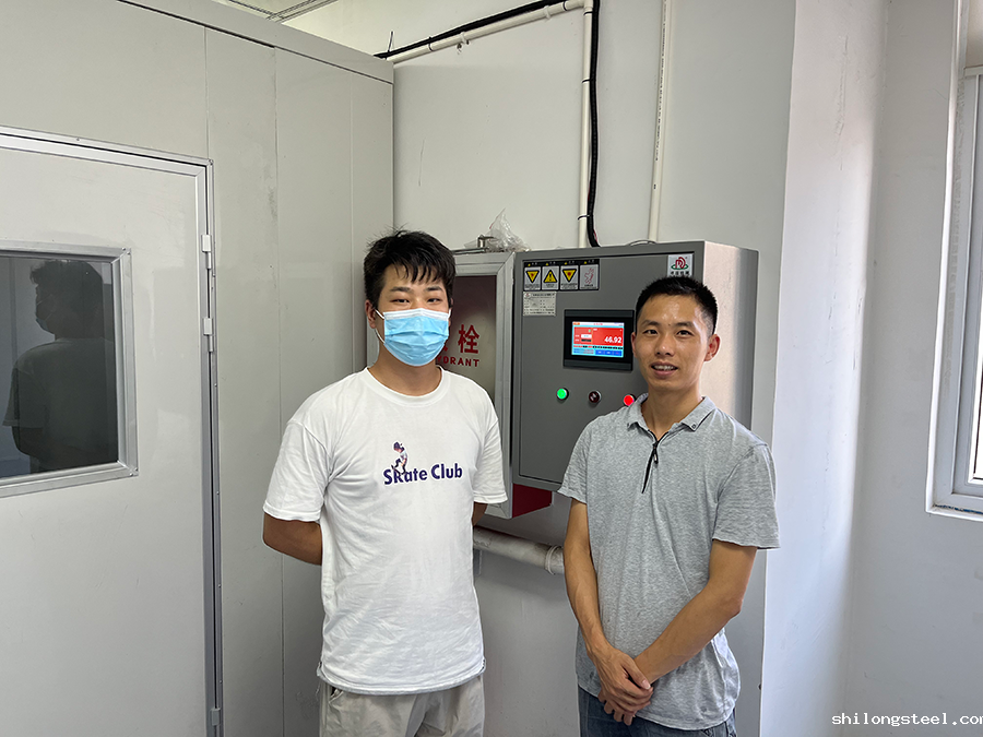 高温老化试验房安装验收现场